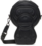BAPE Black Baby Milo Faux-Leather Bag