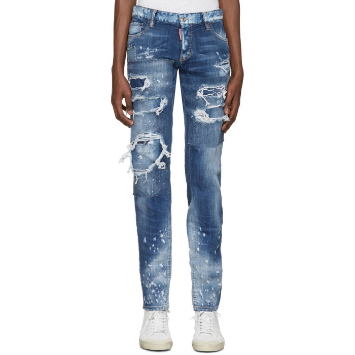 Photo: Dsquared2 Blue Slim Jeans