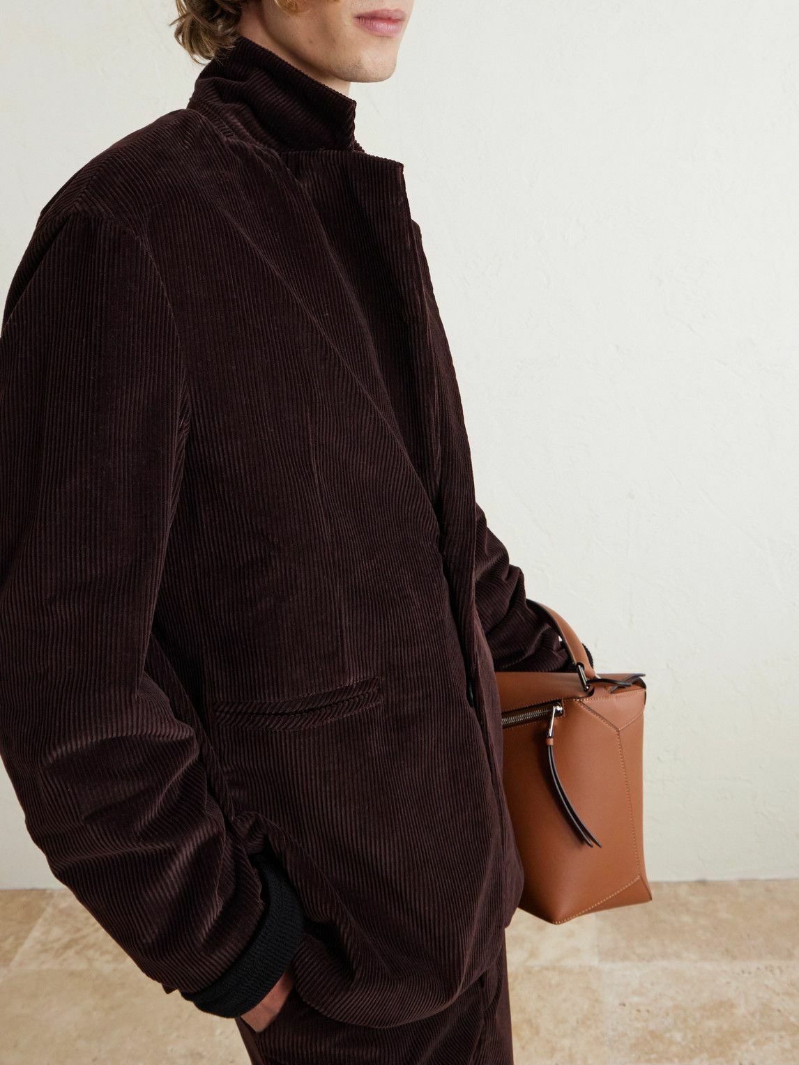 The Elder Statesman - Cotton-Corduroy Blazer - Brown
