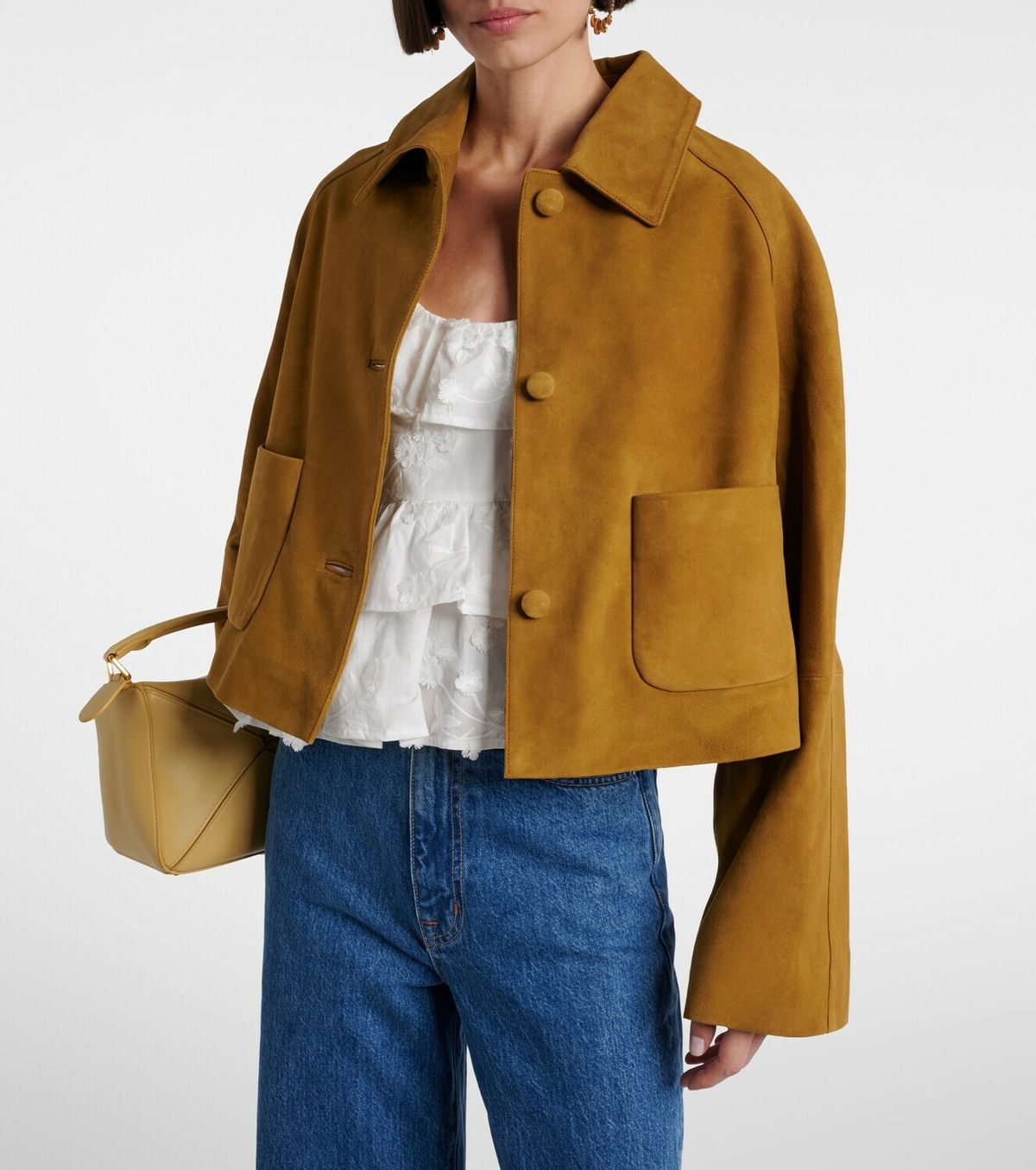 Dorothee Schumacher Soft Touch suede jacket