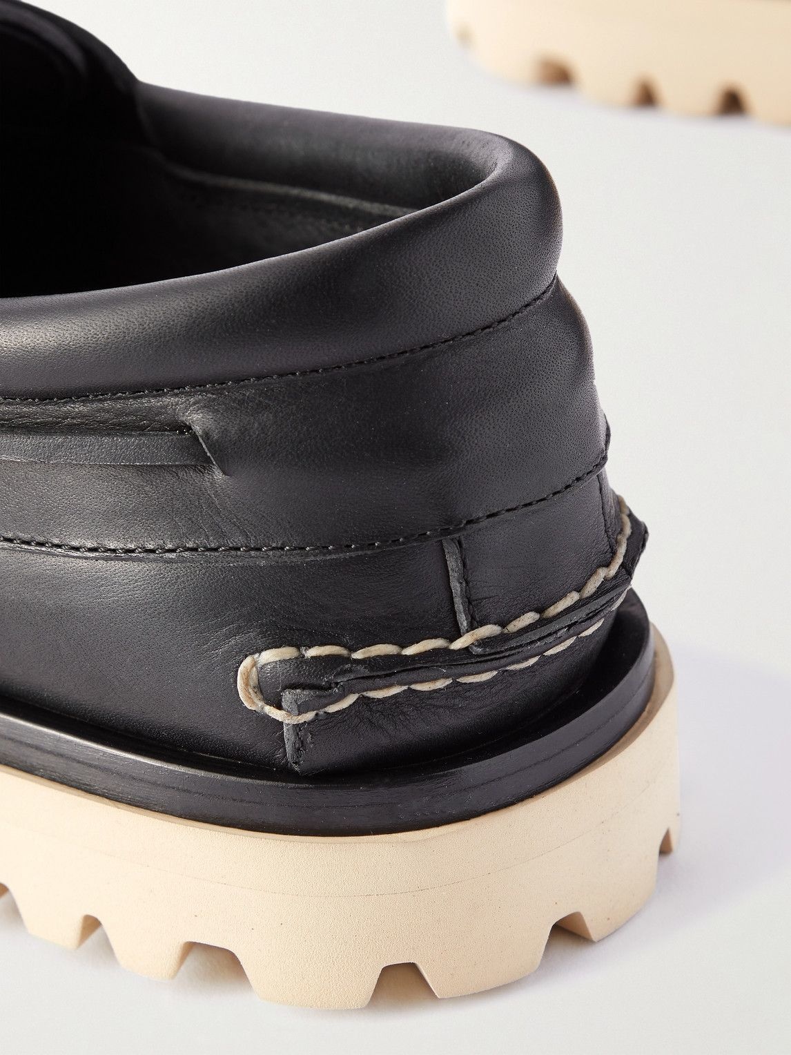 Officine Creative - Heritage Leather Boat Shoes - Black Officine Creative
