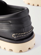 Officine Creative - Heritage Leather Boat Shoes - Black