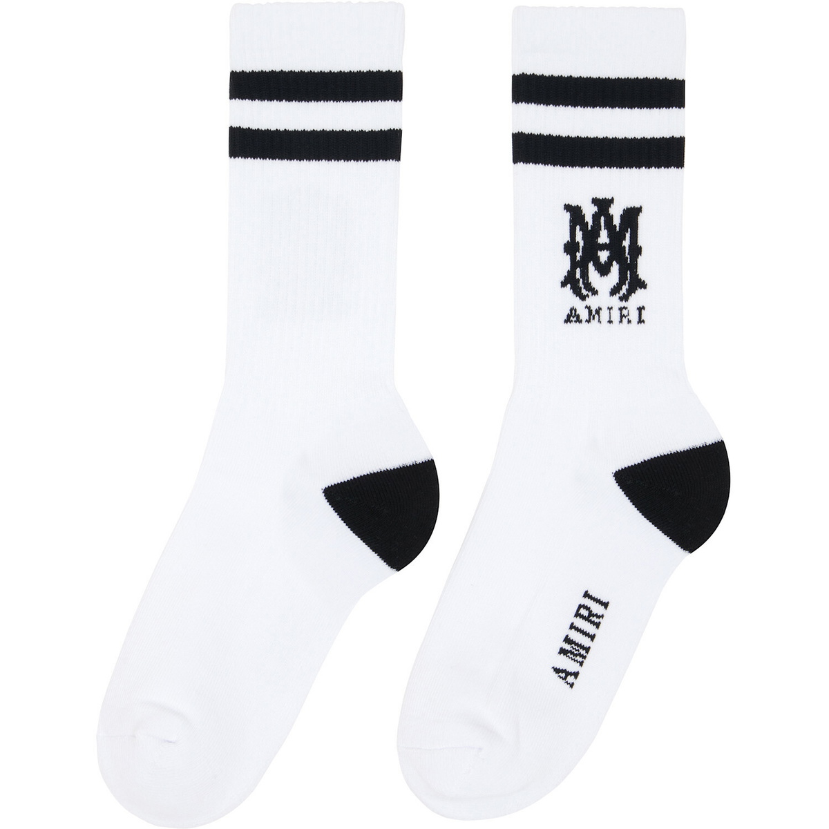 AMIRI White MA Core Logo Socks