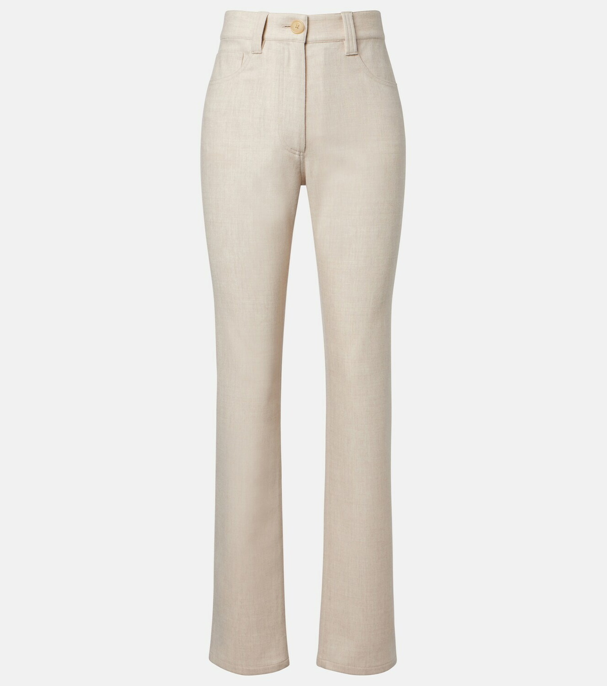 Khaite Callum wool and cashmere straight pants