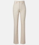 Khaite Callum wool and cashmere straight pants