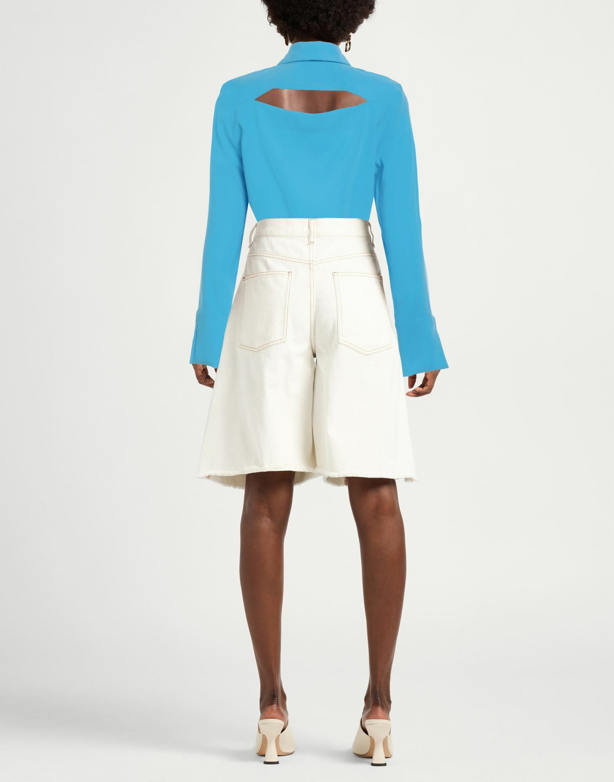 Jijil Womens Shirt Azure