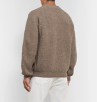 Holiday Boileau - Austin Ribbed Mélange Wool Sweater - Brown