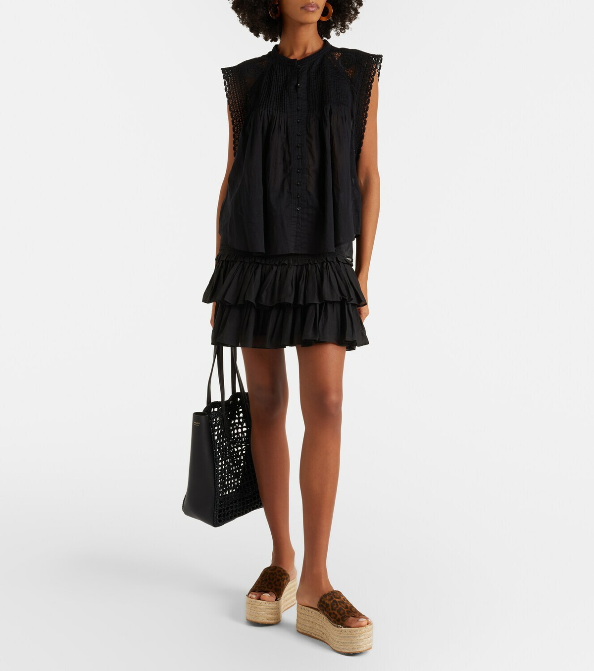 Gianvito Rossi Leopard-print suede espadrille sandals