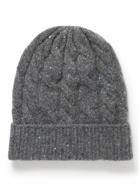 Johnstons of Elgin - Cable-Knit Donegal Cashmere Beanie