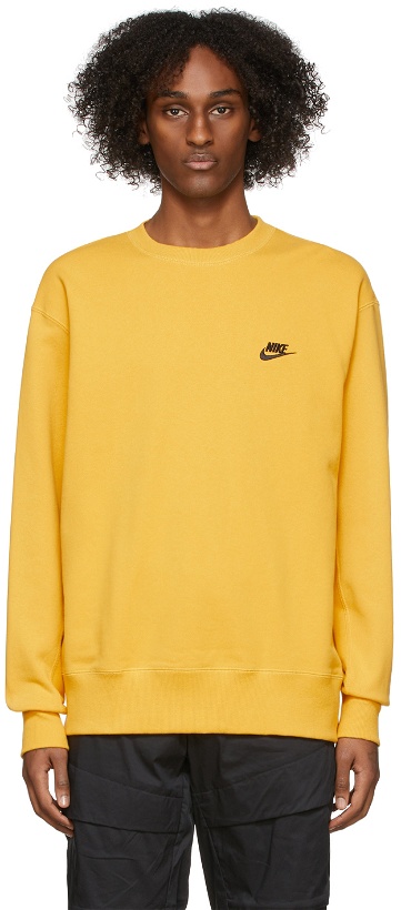 Photo: Nike Yellow French Terry Sweatshirt
