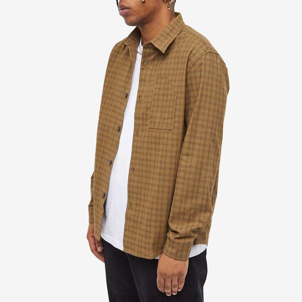 A.P.C. Men's Anthony Check Overshirt in Khaki Check