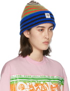 Opening Ceremony Multicolor Mohair Patchwork Stripe Beanie