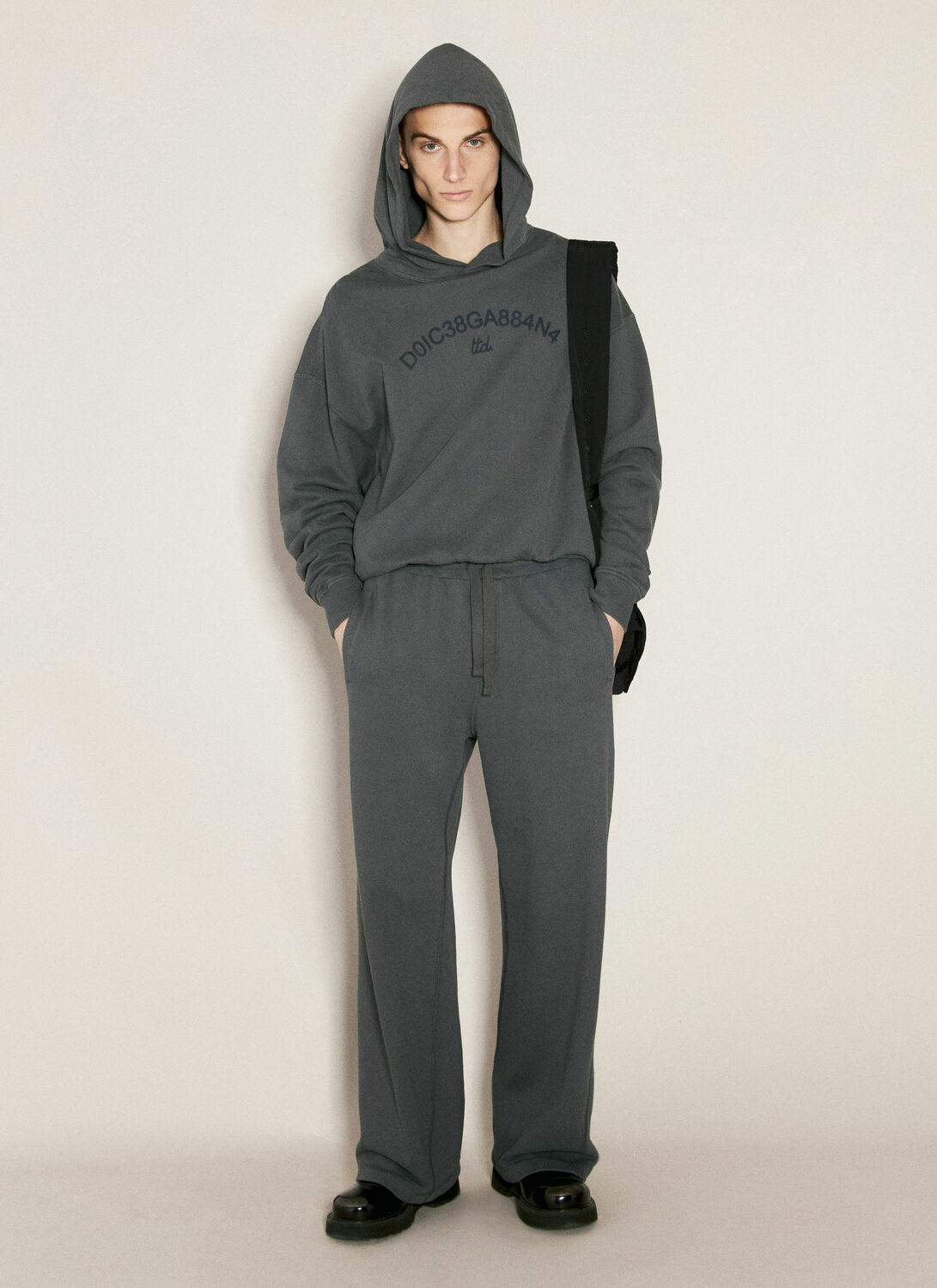 Dolce & Gabbana Cropped Hooded Sweatshirt