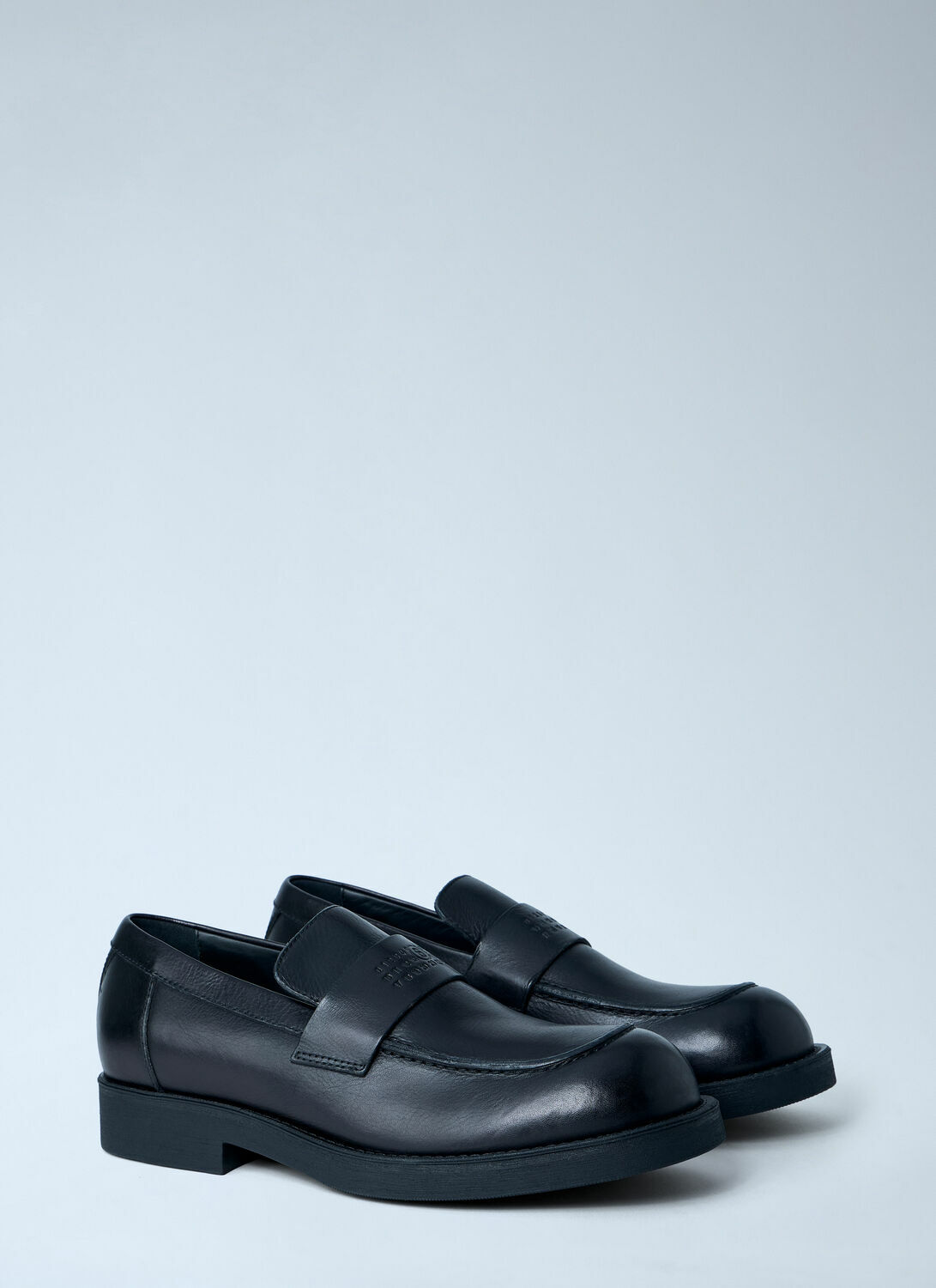 MM6 Maison Margiela Leather Penny Loafers