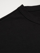 Moncler - Logo-Appliquéd Cotton-Jersey T-Shirt - Black