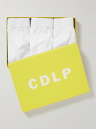 CDLP - Three-Pack Stretch-Lyocell Briefs - White