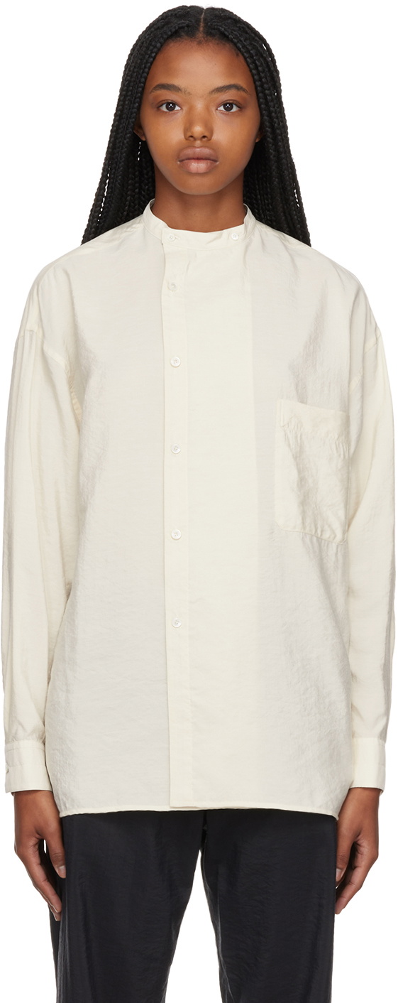 LEMAIRE Off-White Asymmetric Shirt Lemaire