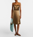 Miu Miu Ivy sequined mesh tote bag