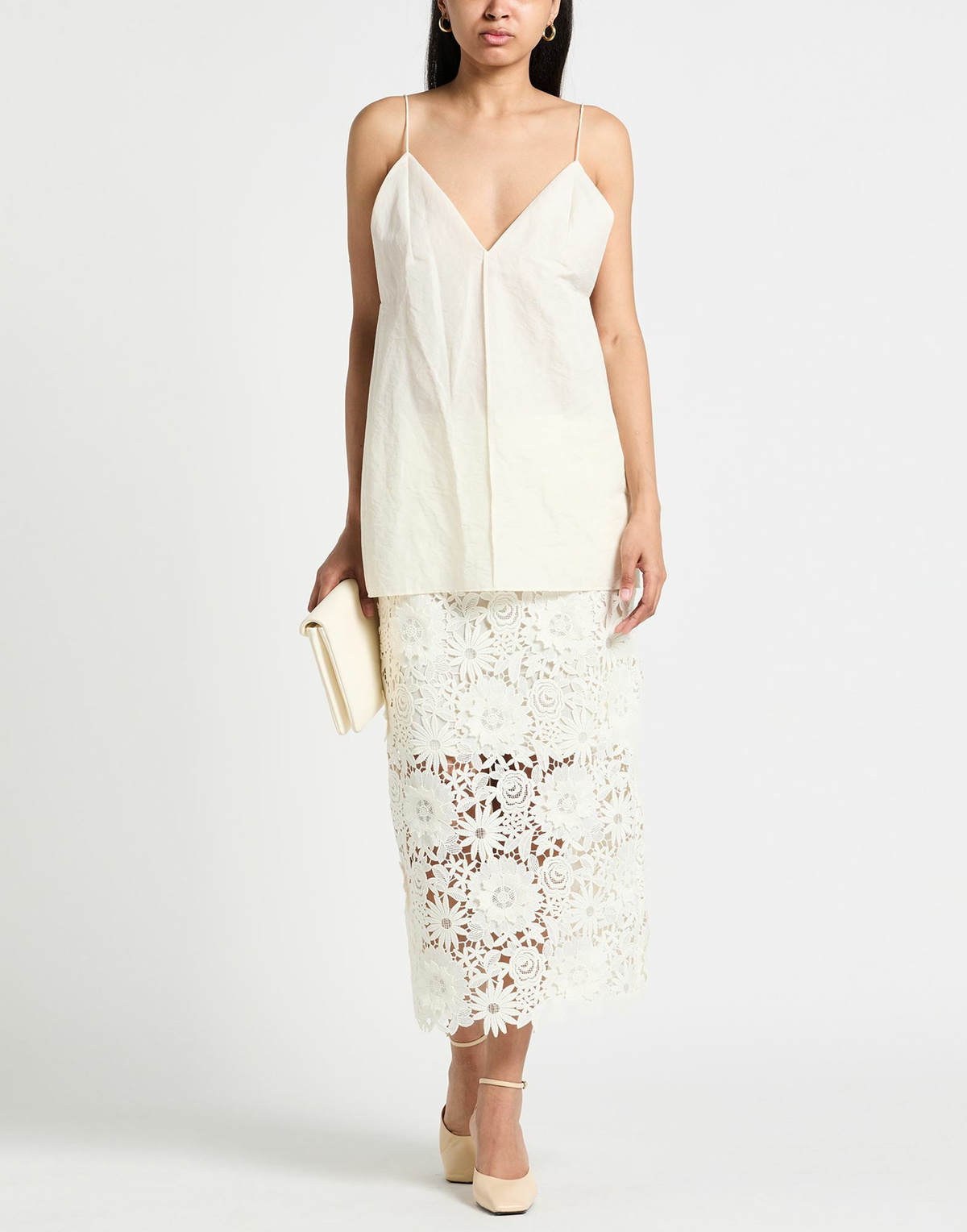 Khaite Womens Top Cream