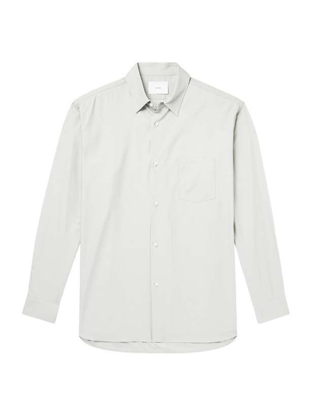 Photo: ssstein - Cotton-Satin Shirt - Gray