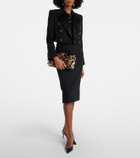 Dolce&Gabbana Marlene Large calf hair shoulder bag