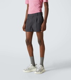 Gucci Logo pleated wool shorts