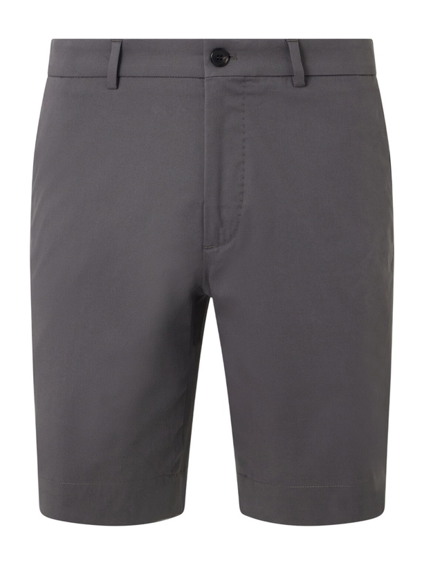 Photo: Slowear - Slim-Fit Cotton-Blend Gabardine Chino Shorts - Gray
