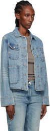 OPEN YY Blue Denim Trucker Jacket