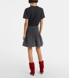 Marant Etoile Pacifica high-rise cotton miniskirt