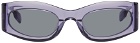 MCQ Purple Oval Sunglasses
