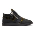 Giuseppe Zanotti Black Single Kalisi High-Top Sneakers