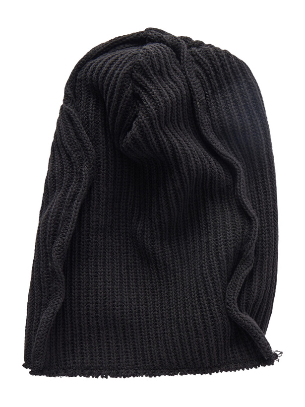 Photo: 424 - Logo-Appliquéd Ribbed Cotton Beanie