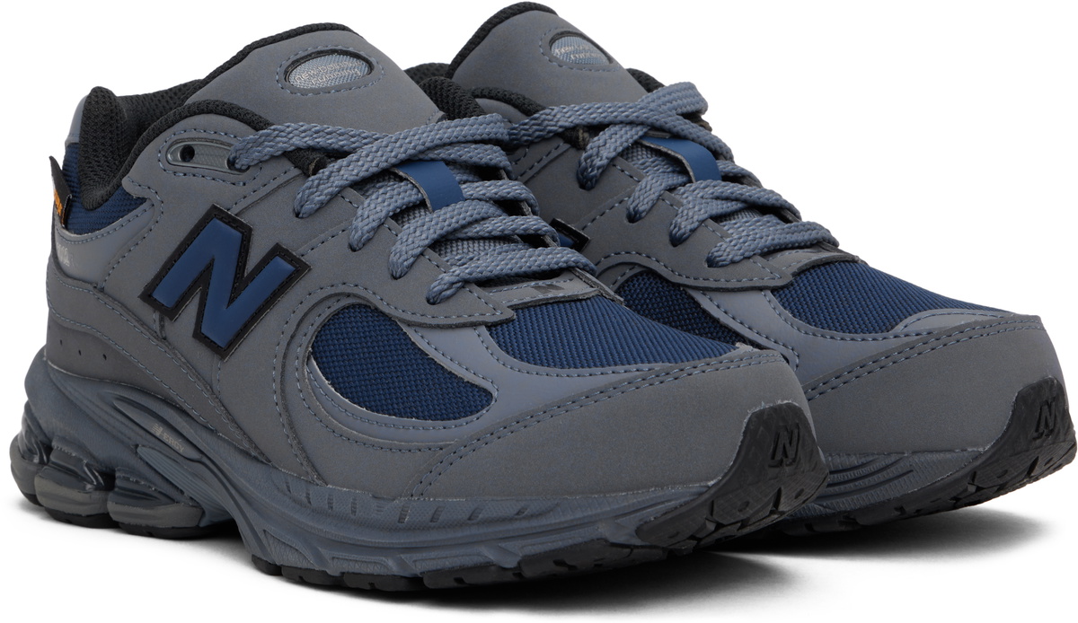 New Balance Big Kids Gray & Blue 2002R Sneakers New Balance