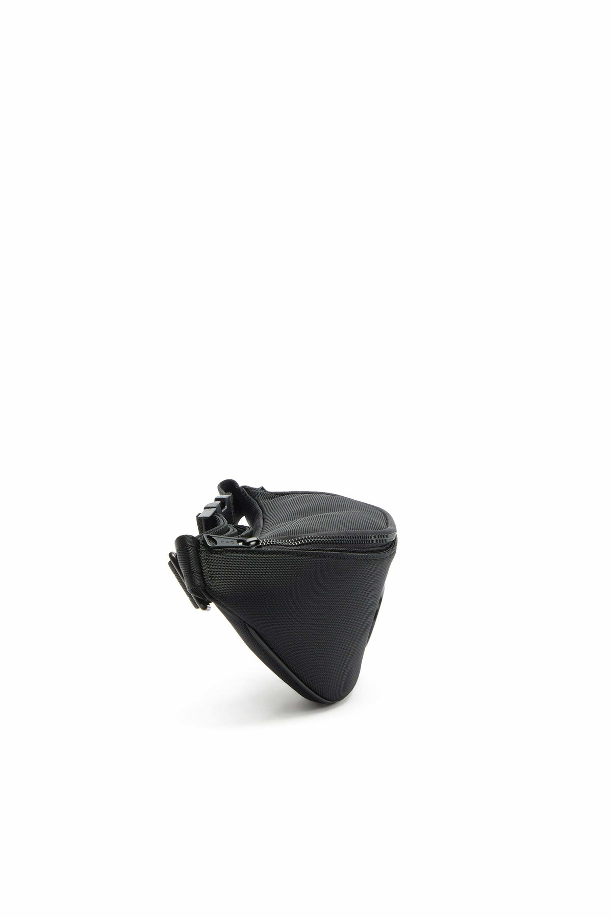 Diesel Holi-D - Belt bag in nylon with internal pocket - Belt bags - Unisex - Black