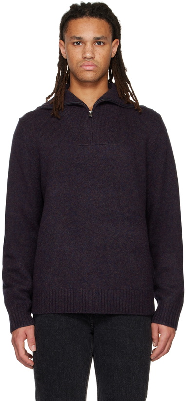 Photo: Vince Purple Mélange Sweater