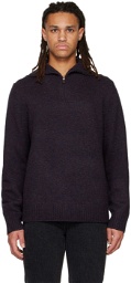 Vince Purple Mélange Sweater