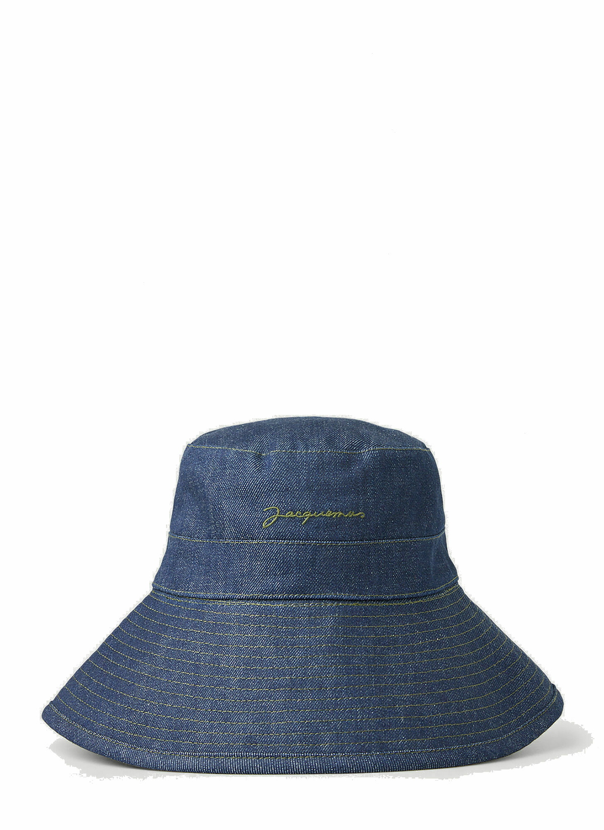 Le Bob Linu Bucket Hat in Blue Jacquemus