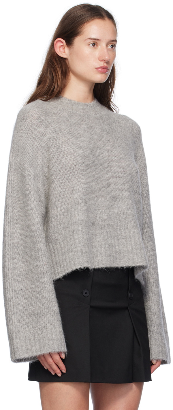 The Garment Gray Margrethe Slit Sweater