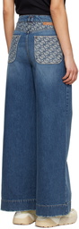 Stella McCartney Blue S-Wave Jeans