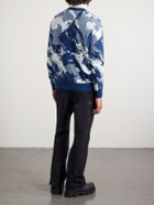 Fusalp - Mountain Logo-Appliquéd Merino Wool-Jacquard Sweater - Blue