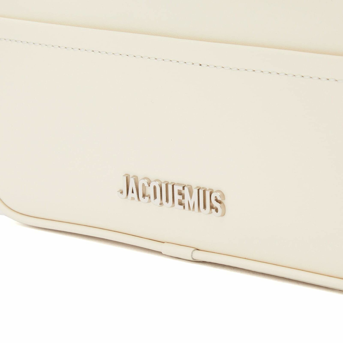 Jacquemus Men's Le Baneto Small Messenger Bag in Light Ivory 