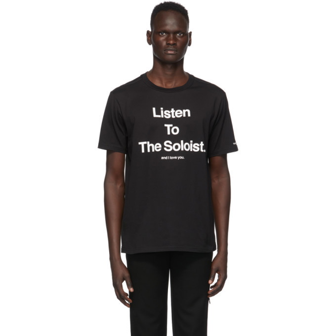 TAKAHIROMIYASHITA TheSoloist. Black Listen To The Soloist T-Shirt