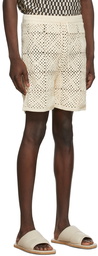 Nanushka Off-White Isai Shorts