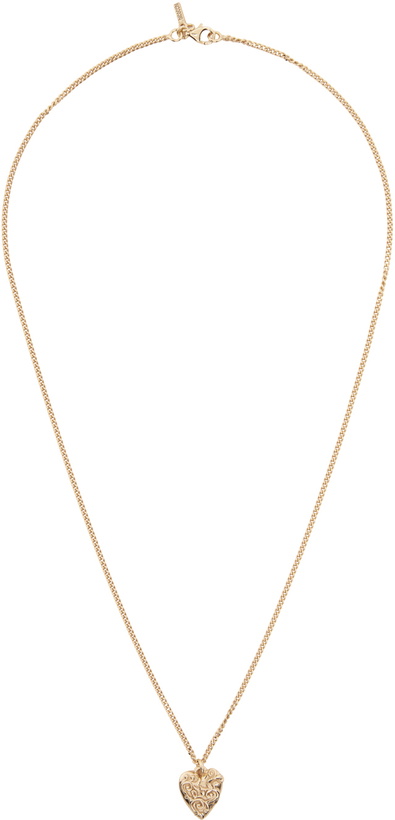 Photo: Emanuele Bicocchi Gold Small Heart Necklace