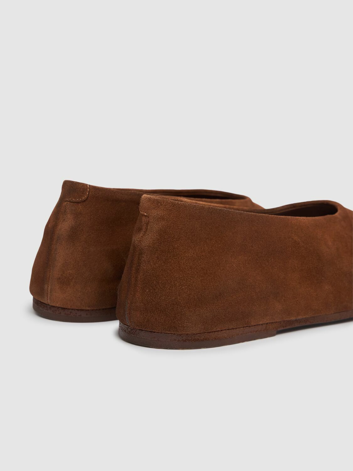 MARSELL Coltellaccio Suede Flat Ballerinas