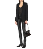 Saint Laurent - Leather skinny pants