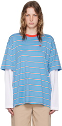 Acne Studios Blue Layered Long Sleeve T-Shirt