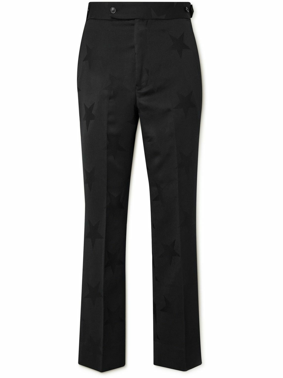 Photo: Needles - Straight-Leg Wool-Jacquard Suit Trousers - Black