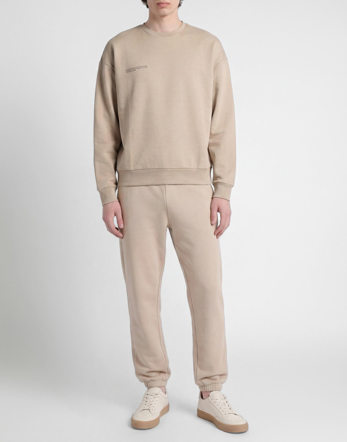 Pangaia Mens Sweatshirt in Beige