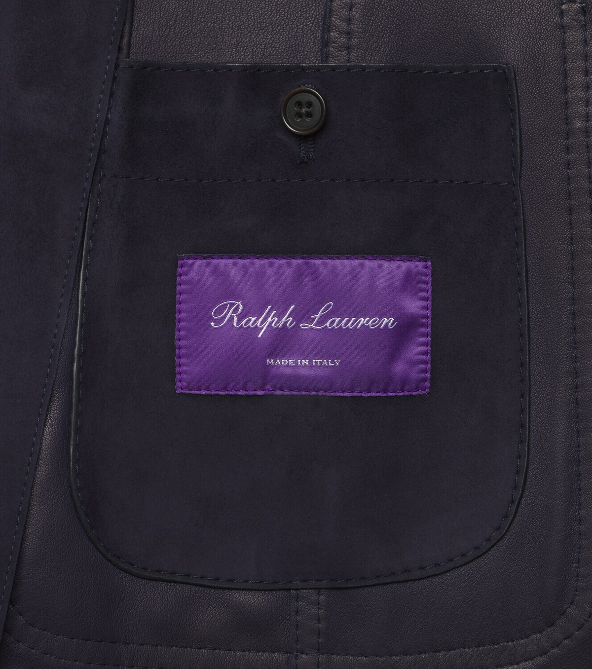 Ralph Lauren Purple Label Suede blazer